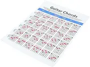 CORHAD Guitar Chord Chart for Beginners Durable Music Note Poster Portable Practice Tool Premium Coated present for Novice Guitarists Easy to Understand Diagrams