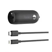 Belkin BOOST UP 20W PD Car Charger + Type-C to Lightning Cable For IPhone IPad