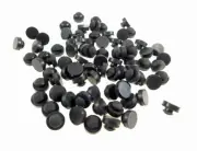 100 Pack 1" Push-In Rubber Bumpers (Feet) RB-1