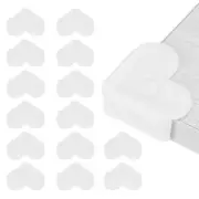 Corner Protectors 24Pcs Table Corner Protectors(Heart-shaped, White)