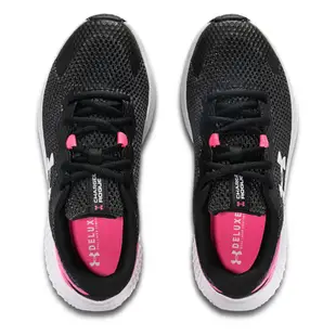 UNDER ARMOUR UA Charged Rogue 3 女鞋 慢跑 緩震 黑粉 3024888-004