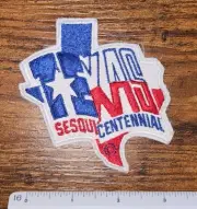 State of Texas 150th Year of Statehood Sesquicentennial Souvenir Patch