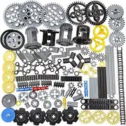 100+PCS Technic Gears and Axles Compatible with Technic-Sets,Gears-Rack (Pins-Axles Differential New) for Car Building Brick Accessories Pieces Sets (Random Color)