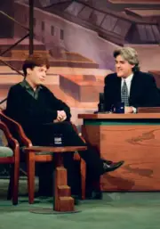 Actor Mike Myers during an interview with Host Jay Leno on May 16- Old Photo 1