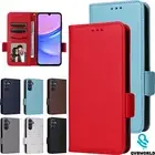 Flip Cover for Samsung A50 A70 A30 A81 M14 M56 M16 M34 Luxury Litchi Wallet Case