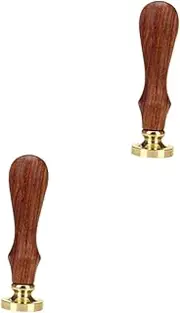 SHINEOFI 2pcs Life Tree Stamps Wooden Roller Stamps Handle Perfect for Scrapbooking DIY