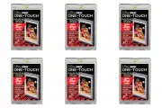 6 x Ultra PRO One Touch 35pt Magnetic Card Display Holder UV Protector