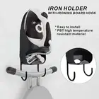 Versatile Ironing Board Accessory Laundry Room Organizer Wall Mount Iron Hanger