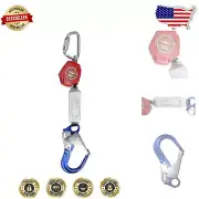 OSHA-Compliant 6FT Safety Yoyo with Durable Steel Carabiner & Pelican Hook