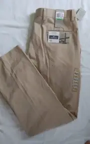 DOCKERS SIZE 34X32 FLAT FRONT, IRON FREE KHAKI PANTS