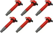 82726 MSD Set Of 6 Ignition Coil Compatible For Dodge-Nitro Compatible For Jeep Grand Cherokee Wrangler Compatible For VW