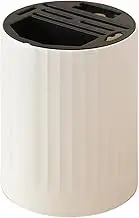 Convenient Knife Block Set Easy to Pick Up and Place in One Second Kitchen Knives Sets with Block Plastic Neatly Stored, White black