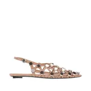 [THE ATTICO] THE ATTICO 'Grid' slingback flats Woman 37 37 Pink