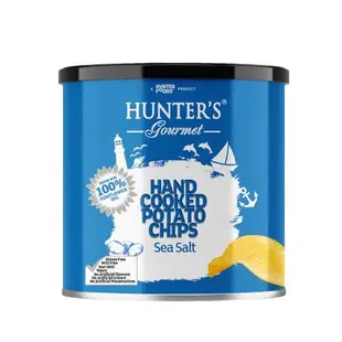 Hunters Gourmet 亨特手工洋芋片系列 黑松露味/海鹽味/海鹽&醋味 罐裝40g*9入/組