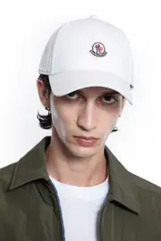 [MONCLER] MONCLER MAN WHITE HATS White