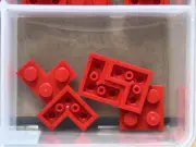 LEGO Parts - Red Plate 2 x 2 Corner - No 2420 - QTY 5