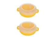 2x Progressive Prep Solutions Microwave Breakfast Egg Sandwich Cooker Poach YLLW