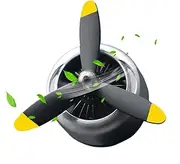 Car Air Fresheners, Air Conditioning Clip, 2.05x2.05in Refreshing Scent Design, Long Lasting Fragrance, Vent Propeller Diffuser for Vehicles, Home, Room Use