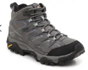New in Box Merrell Women's Moab 2 Mid Waterproof Hiking Boot Women's 9.5 Granite