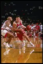 Guard Kevin James UNLV Rebels moves the ball as Fresno State Bulld- Old Photo