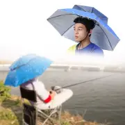 77cm Double-layer Windproof Head Umbrella Cap Sunscreen UV Umbrella Sunshade