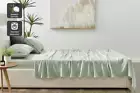 Matt Blatt Bamboo Cotton Bed Sheet Set (Green, Single), Bed Sheets, Bed & Bath