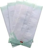 100Pcs Microwave Popcorn Popper, Heat Sealing Paper Popcorn Maker,Popcorn Packaging Bags with Susceptor Film Inside (No pattern)