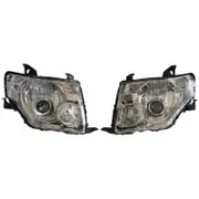 Pair Head Light Fit For Mitsubishi Pajero NS NT NW 11/2006-09/2015 Halogen Manual