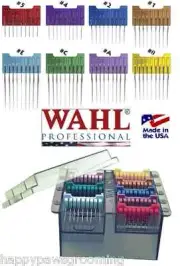 Wahl 5in1 Blade Stainless Steel Attachment Guide Comb Set For Bellissima Clipper