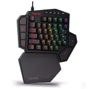 K585 DITI Wired One-Handed RGB Mechanical Gaming Keyboard, Blue Switch Black