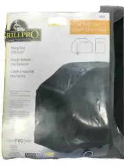 GrillPro 51" High-Quality PEVA Black Grill Cover with Backing 50052