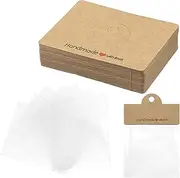 ULDIGI 1Set Transparent Jewelry Pouches Bulk Folded Cards for Small Business Packaging Durable Storage Bags for Bracelets Earrings Necklaces Keychains
