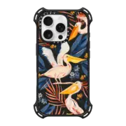 iPhone 16 Pro Bounce Case MagSafe Compatible Pelicans by Grace Andersson