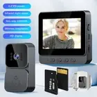 64G Wireless Video Door Bell Intercom System with Monitor Smart Doorbell Camera