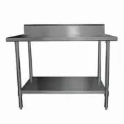 MixRite Work Bench with Splash-back 1800 x 700 x 900 mm WTS718B - WTS718B-SM