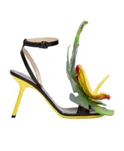 Petal sandal in lambskin 36,37 black