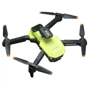 JJRC H106 4K 90 Degree Adjustable Camera All-Round Obstacle Avoidance Foldable RC Drone Dual Camera Two Batteries - Green