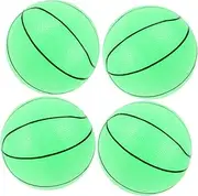 Toddmomy 1 Set Glow Dark Basketball for Luminous Inflatable Training Ball with Pump for Beach Pool and Outdoor Play Fun