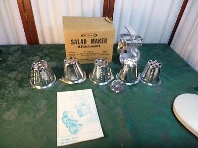 NIB-Vintage Rival Salad Maker Attachments w/Box- Model #2200