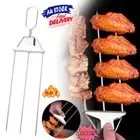 3 Way Grill Skewers Shrimp Skewers Stainless Steel Grilling Sticks Bbq Kebab AUS