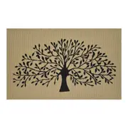 Solemate Jute L/B Natural Tree 50x 80cm Stylish Outdoor Entrance Doormat