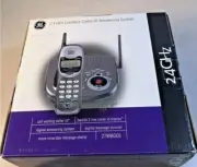 GE 2.4 ghz Cordless Telephone Answering System Caller ID Call Waiting 27998ge6