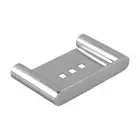 RUSHY SERIES CHROME SOAP DISH HOLDER