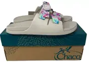 Chaco Chillos Kids Slip-On Sandals Size 6M Ultralight Comfort White Tye-Die