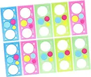 10pcs Multifunctional Drawing Kit Set 10000 Flowers Ruler Educational Toy for Boys and Girls Random Color