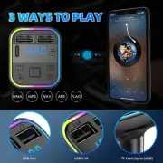 Car Wireless Bluetooth FM Transmitter MP3 Player USB K8S5 New Adapter 9CF5