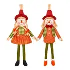 Autumn Scarecrow Faceless Doll Swedish Nisse Tomtes Dwarfs Thanksgiving Gnomes