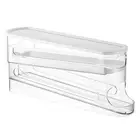 2 Tier Eggs Rolling Rack Non-Slip Refrigerator Egg Storage Box for Refrigerator