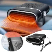 IPRee 360 Degree Portable Auto Heater ABS Heating Cooling Fan for Cars Trucks Car Accessories 12/24V