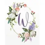 W: WHITE PINK FLORAL 3-YEAR MONTHLY CALENDAR 2020-2022